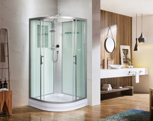 Душевая кабина WeltWasser WW500 Werra 801 80x80 10000003222 профиль Хром стекло прозрачное