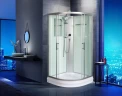 Душевая кабина WeltWasser WW500 Werra 801 80x80 10000003222 профиль Хром стекло прозрачное