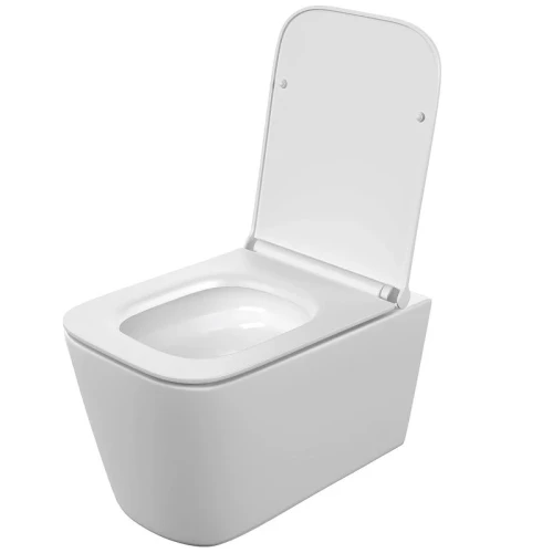 Унитаз подвесной Cersanit Crea Vortex DPL EO Slim 68916 цвет Белый с сиденьем Микролифт