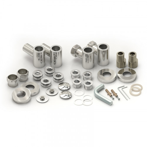 Водяной полотенцесушитель Сунержа Галант+ 800х500 00-0200-8050 Хром нержавеющая сталь