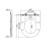 Комплект унитаза AM.PM Spirit FlashClean C701700WH+C707857WH с инсталляцией Berges Novum L5 040215 с сиденьем Микролифт и Черной матовой клавишей смыва фарфор подвесной