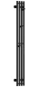 Водяной полотенцесушитель Сунержа Кантата PRO 150x15 31-0446-1515 цвет Матовый чёрный