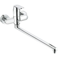 Смеситель для ванны Grohe Eurosmart Cosmopolitan 32847000 универсальный Хром латунь на стену