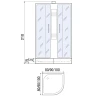 Душевая кабина River Nara Light 80x80 МТ Б/К 10000001669 с поддоном