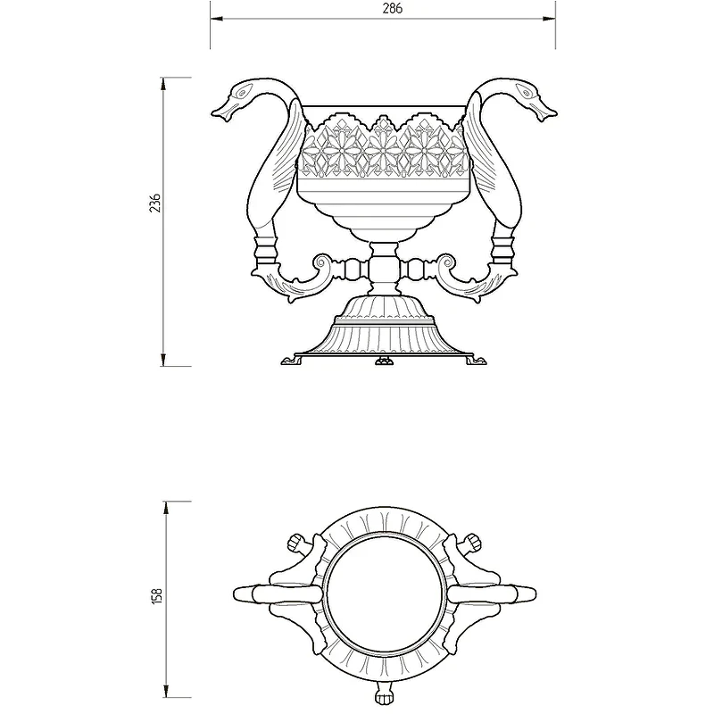 Мыльница Migliore Luxor 26218 Золото