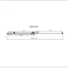 Душевой уголок Vincea Como-N 140х80 VSR-4CN8014CGB профиль Черный стекло тонированное