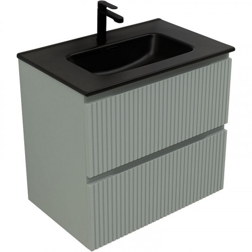 Тумба под раковину Aquanet Джейн 70 335433 подвесная Мисти грин МДФ / ЛДСП