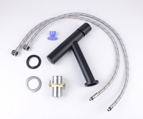 Смеситель для раковины Bronze de Luxe Liberty 102B Черный матовый латунь