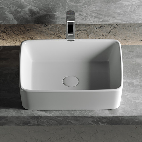 Раковина-чаша Ceramicanova Element 48 CN6037 Белая фарфор накладная