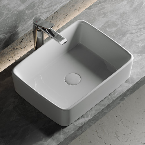 Раковина-чаша Ceramicanova Element 48 CN6037 Белая фарфор накладная