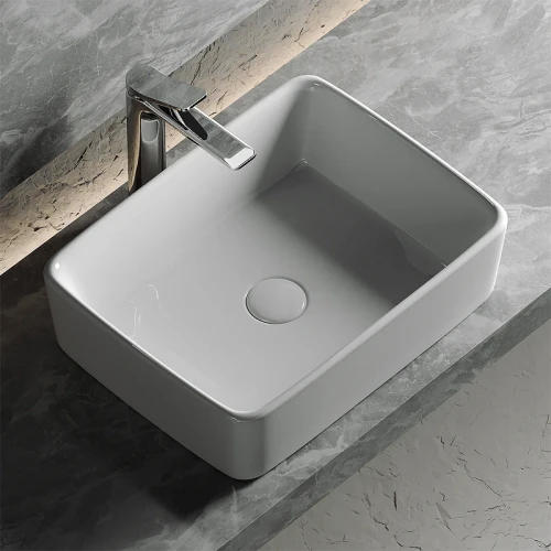 Раковина-чаша Ceramicanova Element 48 CN6037 Белая фарфор накладная