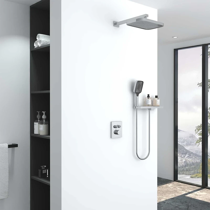 Душевая система Vincea Inspire VSFW-321MT1RCH с термостатом Хром латунь встраиваемый