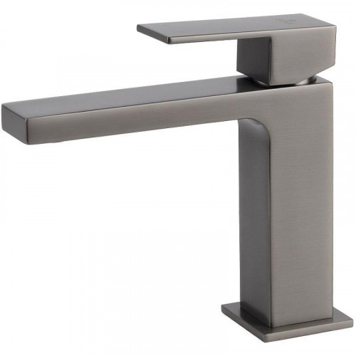 Смеситель для раковины Kaiser Cube 01211-15 Вороненая сталь