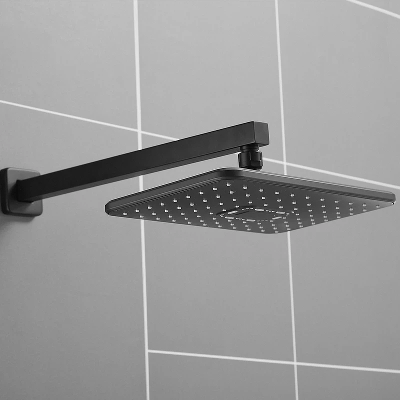 Душевая система Rose R28H R2835H Черная матовая