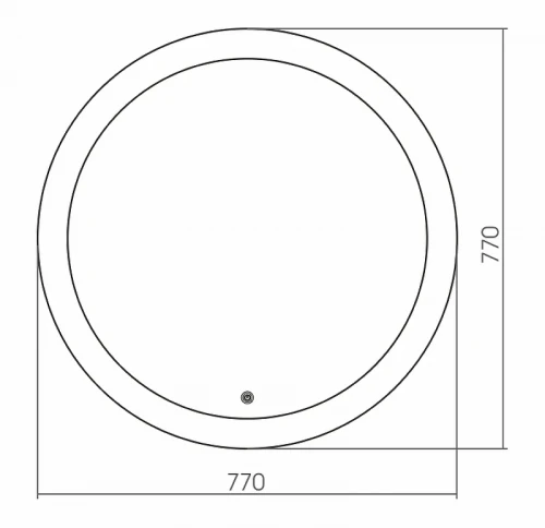 Зеркало Grossman Cosmo 77 9D770 с подсветкой с сенсорным выключателем стекло