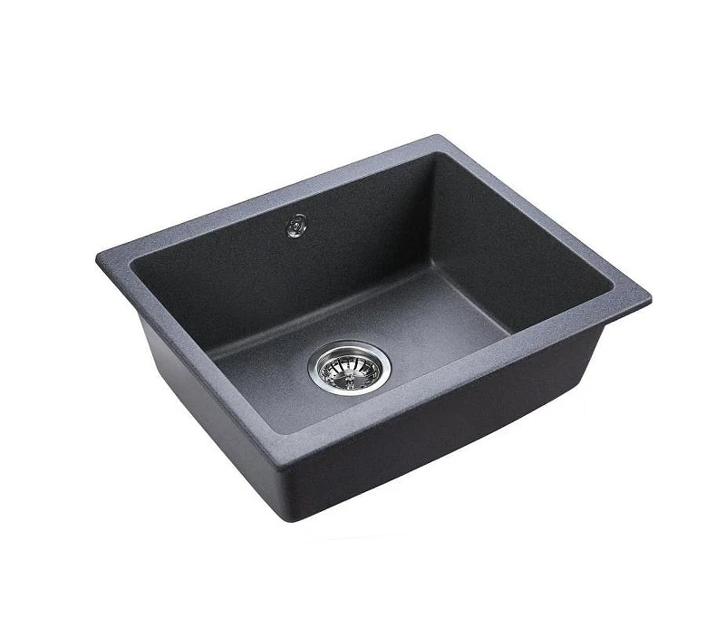 Кухонная мойка Emar Quartz 55,5 EMQ-1555.P цвет Антрацит