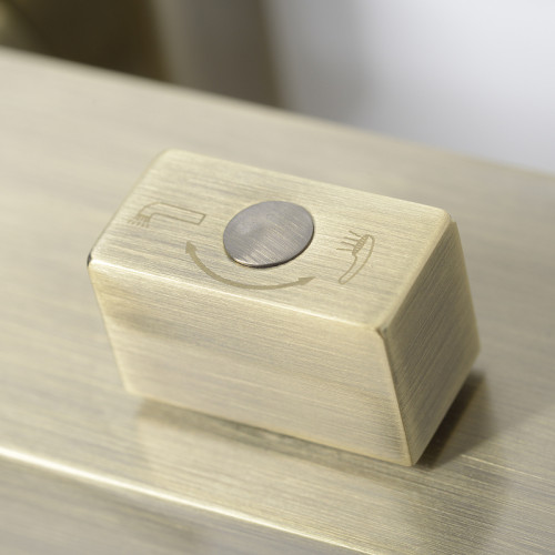 Смеситель для ванны WasserKRAFT Exter 1601 Светлая бронза латунь на стену