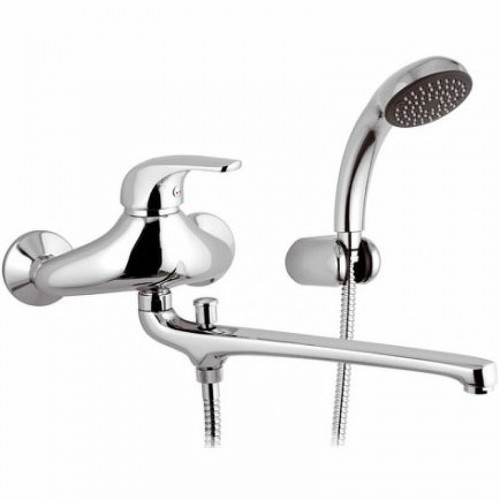 Смеситель для ванны Remer Project P49 универсальный Хром латунь на стену