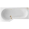 Акриловая ванна Excellent Be Spot 160x80 L WAEX.BSL16.SOFT.GL с гидромассажем