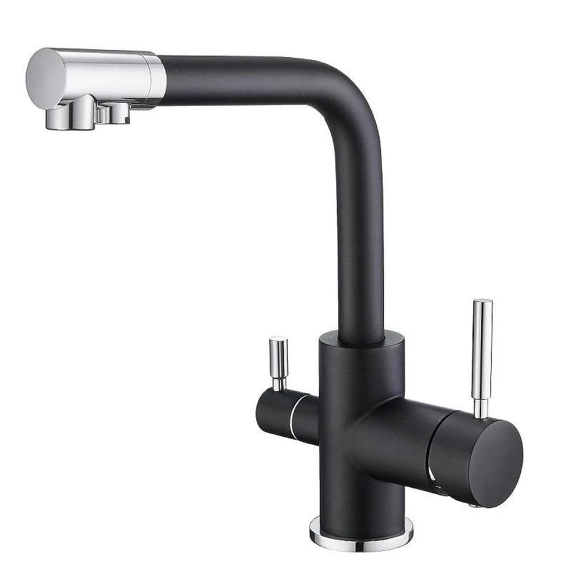 Смеситель для кухни Emar Quartz 3003N.12 цвет Оникс