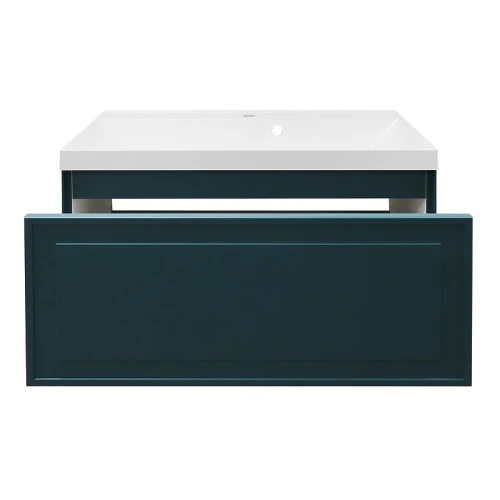 Тумба с раковиной Azario Беллони 80 CS00098082 подвесная цвет Зеленый