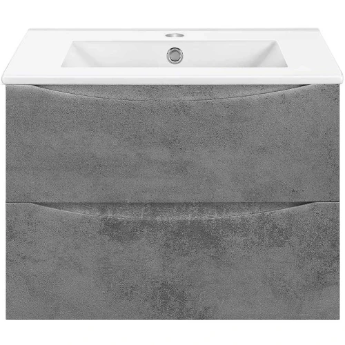 Тумба под раковину Vincea Mia Slim 70 VMC-2MC700S1BT подвесная Beton МДФ / ЛДСП
