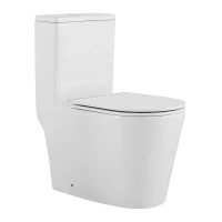 Унитаз моноблок Azario Nimbus Tornado AZ-6080-AP цвет Белый с сиденьем Микролифт