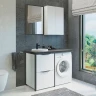 Подвесной шкаф Comforty Лозанна 60 00-00009445 Белый глянец МДФ / ЛДСП