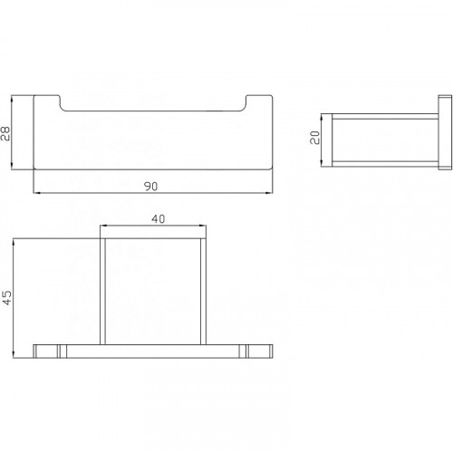 Двойной крючок Milacio Ultra MCU.950.GD Брашированное золото