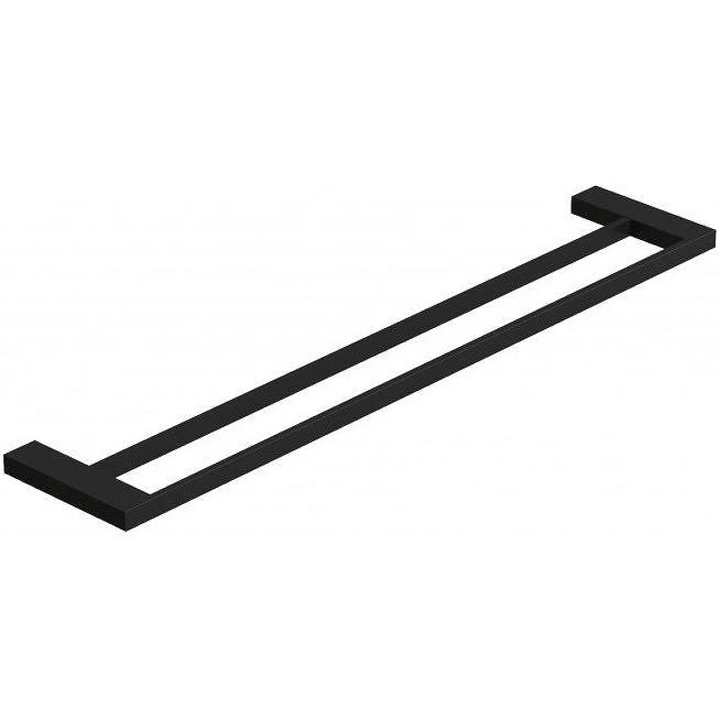 Полотенцедержатель Kludi Vela C 3198839 двойной Черный матовый