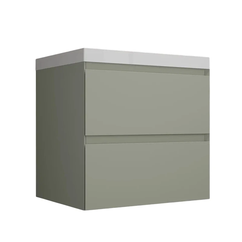 Тумба под раковину Style Line Манхэттен 60 ЛС-00002367 подвесная цвет Олива