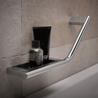 Поручень Keuco Plan 45 R 14909 011037 с мыльницей Хром