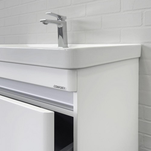Тумба с раковиной Comforty Валдай 80 00-00019070 цвет Белый матовый