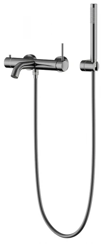 Смеситель для ванны Knotlor Eclipse SS-23/GM цвет Вороненая сталь