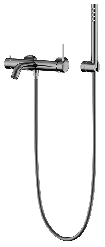 Смеситель для ванны Knotlor Eclipse SS-23/GM цвет Вороненая сталь
