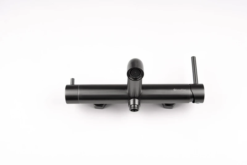 Смеситель для ванны Knotlor Eclipse SS-23/GM цвет Вороненая сталь