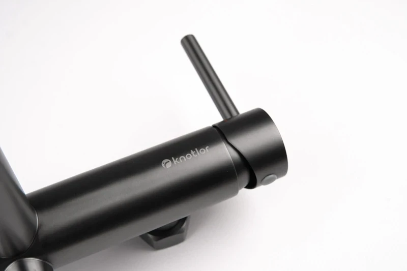 Смеситель для ванны Knotlor Eclipse SS-23/GM цвет Вороненая сталь