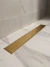 Душевой лоток AltroBagno Livello 60 071209 BG с решеткой цвет Золото матовое / под плитку