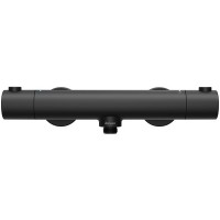 Смеситель для душа Ravak Puri PU 033.20/150 X070188 с термостатом Черный матовый латунь на стену