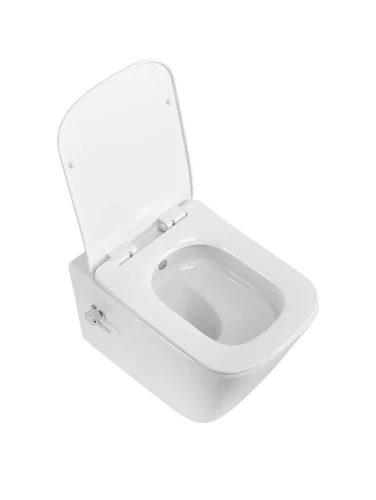 Унитаз подвесной BelBagno Kraft BB7106CH-TOR-BS/SC цвет Белый с сиденьем Микролифт