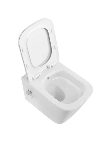 Унитаз подвесной BelBagno Kraft BB7106CH-TOR-BS/SC цвет Белый с сиденьем Микролифт