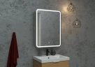 Зеркальный шкаф Континент Elliott LED 55 R МВК016 с подсветкой Белый МДФ / ЛДСП, стекло