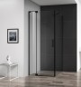 Душевой уголок Cezares Slider 100х80 SLIDER-AH-1-80-90/100-C-NERO профиль Черный матовый стекло прозрачное