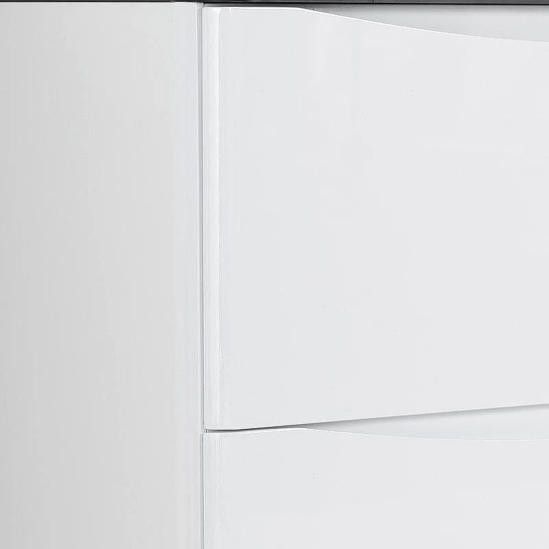 Тумба с раковиной BelBagno 80 ACQUA-800-2C-PIA-BL+80 BB800/455-LV-MR-ALR цвет Bianco Lucido