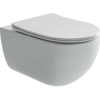 Унитаз Ceramicanova Long CN3015 подвесной с сиденьем Микролифт фарфор подвесной