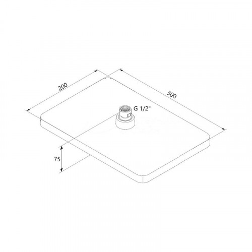 Верхний душ D-Lin D61074 цвет Белый