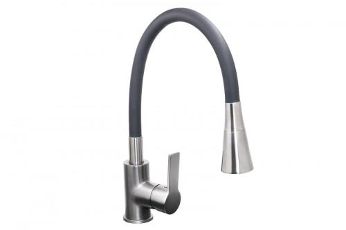 Смеситель для кухни Stella Polar Тулуза S3865-2 SP-00001979 цвет Оружейная сталь Черный