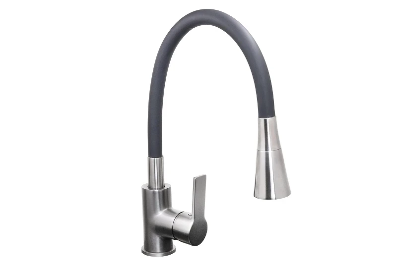 Смеситель для кухни Stella Polar Тулуза S3865-2 SP-00001979 цвет Оружейная сталь Черный