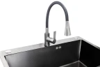 Смеситель для кухни Stella Polar Тулуза S3865-2 SP-00001979 цвет Оружейная сталь Черный