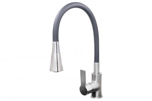 Смеситель для кухни Stella Polar Тулуза S3865-2 SP-00001979 цвет Оружейная сталь Черный